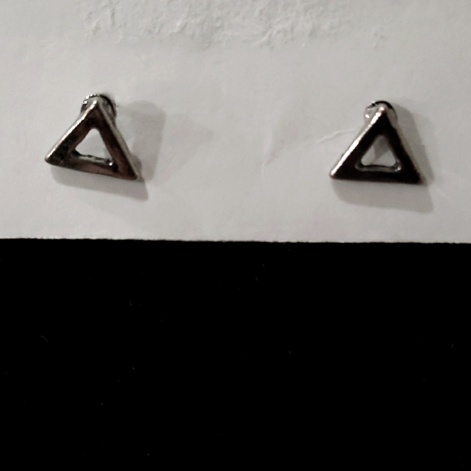 Triangle Post Earrings